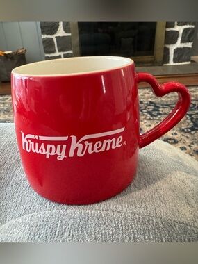 Krispy Kreme Doughnuts Mug (2025) with Heart Shaped Handle